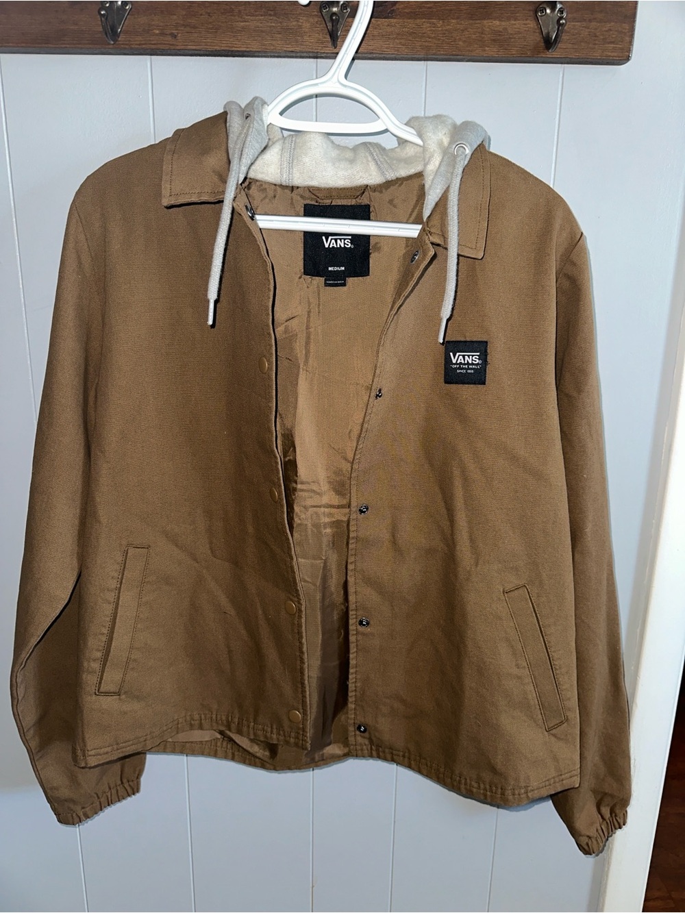 Vans Hooded Shirt Jacket with Hood